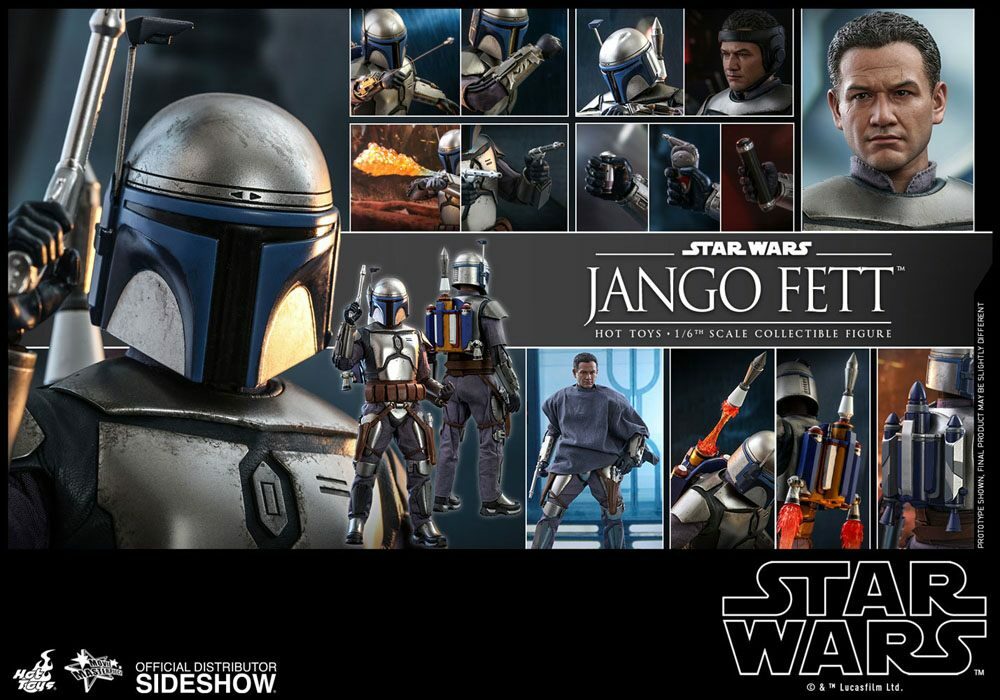Figura Jango Fett Star Wars Episode II Figura Movie Masterpiece 1/6 Hot Toys - Collector4u.com
