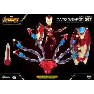 Accesorios para la Figura Iron Man Mark 50 Vengadores Infinity War Egg Attack Nano Weapon Set