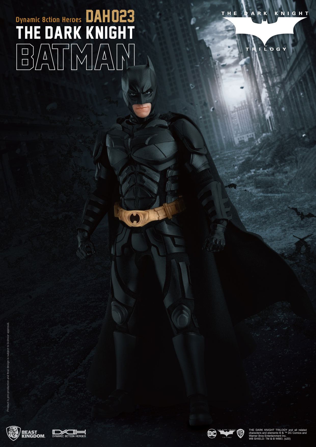 Figura Dynamic 8ction Heroes 1/9 Batman Batman The Dark Knight 21 cm