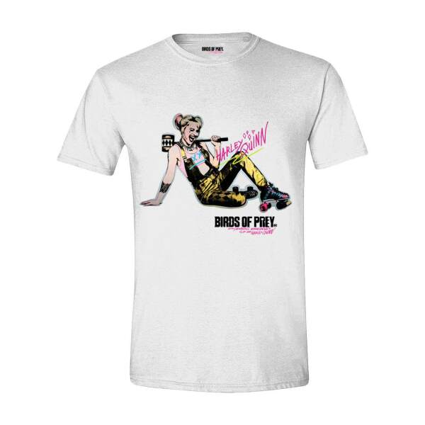 Birds of Prey Camiseta Harley Quinn Hammer Pose talla XL - Collector4u.com