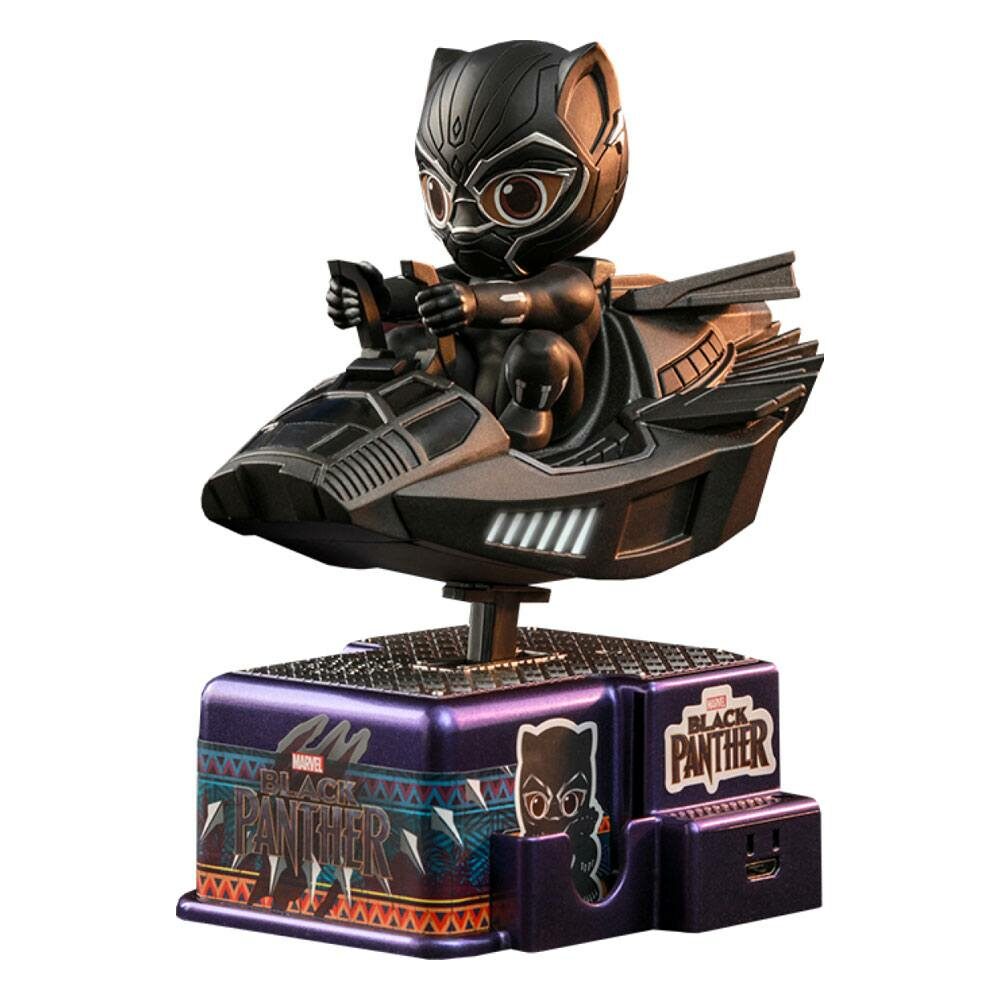 Black Panther Minifigura con luz y sonido CosRider Black Panther 15 cm - Collector4u.com