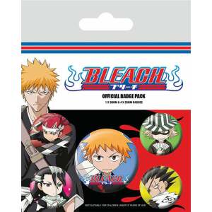 Bleach Pack 5 Chapas Chibi Characters - Collector4u.com