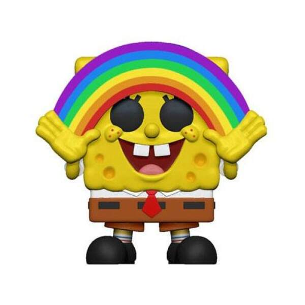 Bob Esponja POP! Vinyl Figura SpongeBob Rainbow 9 cm - Collector4u.com