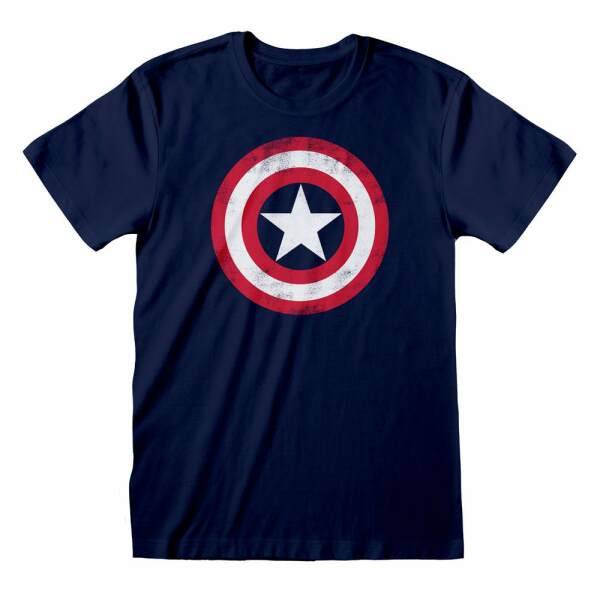 Camiseta Captain America Shield Marvel Comics talla XL