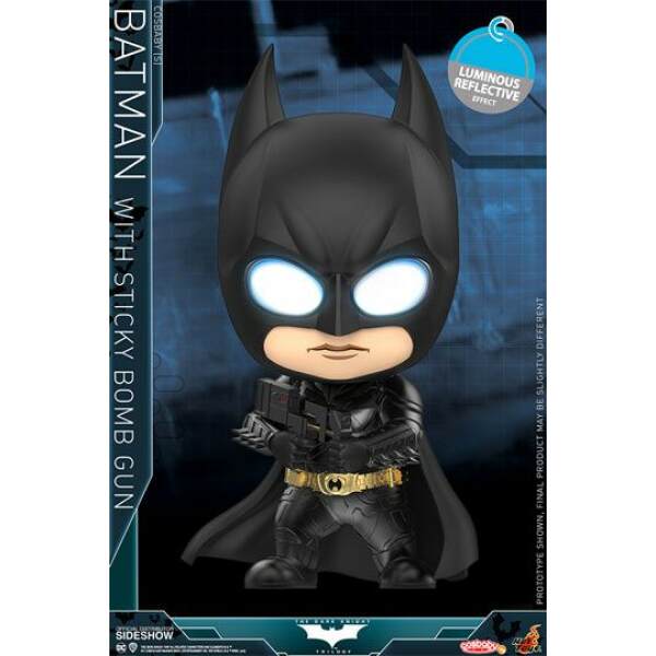 Figura Batman: Dark Knight Trilogy Cosbaby Batman con Sticky Bomb Gun 12 cm Hot Toys - Collector4U.com
