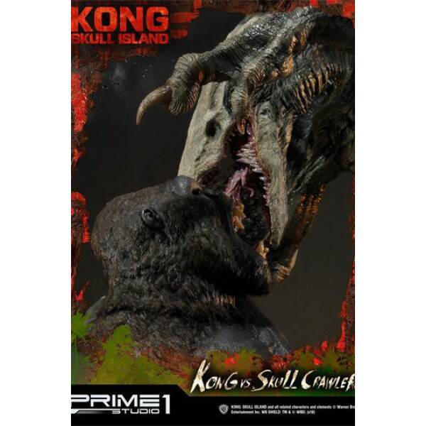 Estatua Kong vs Skull Crawler Kong Skull Island 80 cm Prime 1 Studio - Collector4U.com