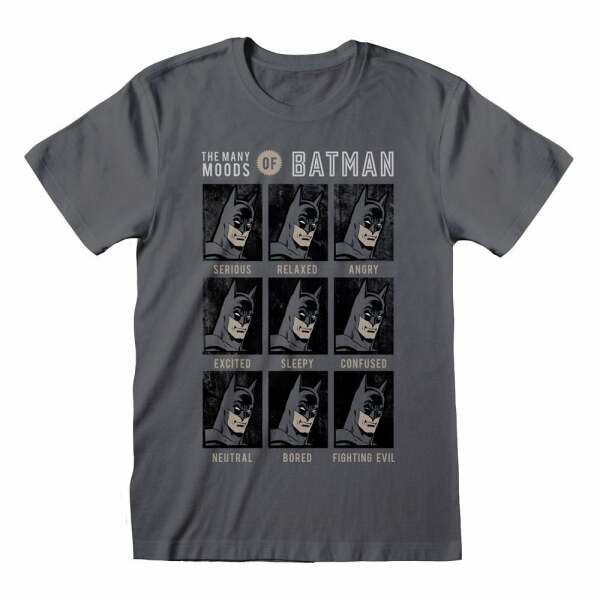 Camiseta Many Moods Of Batman DC Batman talla L - Collector4u.com