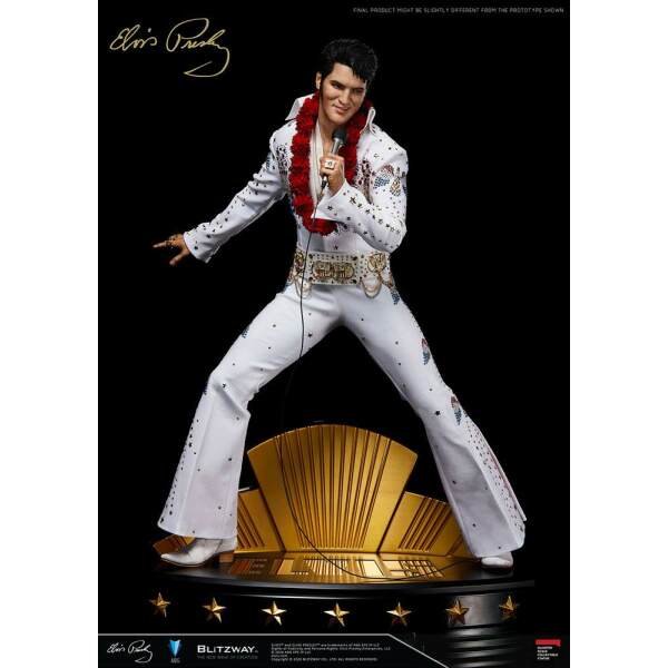 Elvis Presley Estatua 1/4 Hybrid Superb Scale Elvis Aaron Presley 52 cm - Collector4u.com