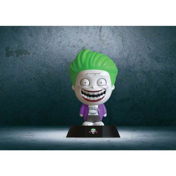 Lámpara 3D Icon Modern The Joker Escuadrón Suicida 10 cm - Collector4u.com
