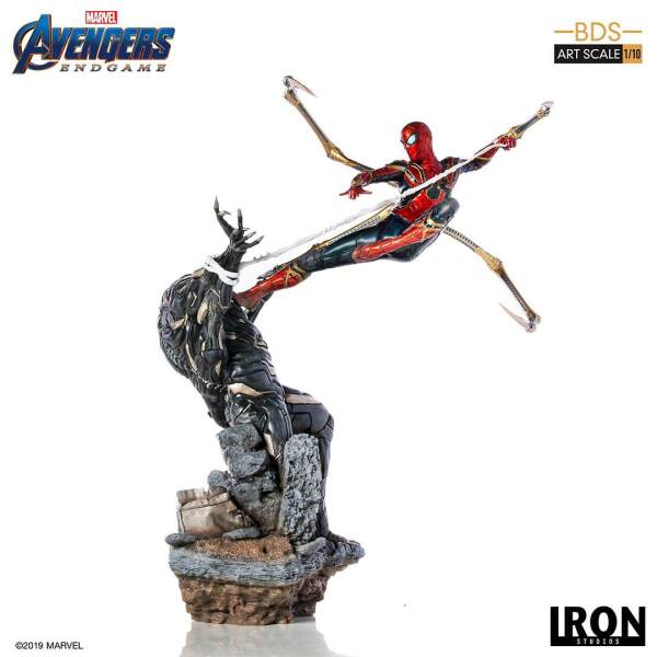 Estatua BDS Art Scale 1/10 Iron Spider vs Outrider Vengadores: Endgame 36 cm