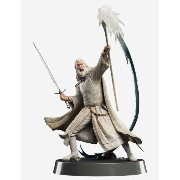 Estatua Gandalf el Blanco El Señor de los Anillos Figures of Fandom PVC 23 cm Weta - Collector4U.com