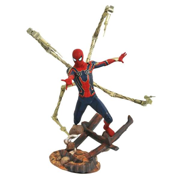 Estatua Marvel Premier Collection Iron Spider-Man Vengadores Infinity War 30 cm Diamond Select