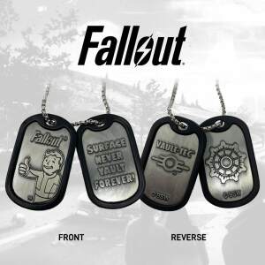 Chapas de Identificación con Collar Logo Fallout - Collector4u.com