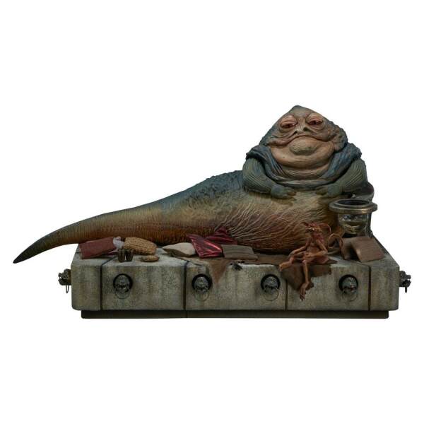Figura 1/6 Jabba the Hutt & Throne Star Wars Episode VI Deluxe 34 cm