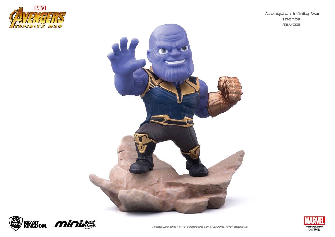 Figura Mini Egg Attack Thanos Vengadores Infinity War 9 cm