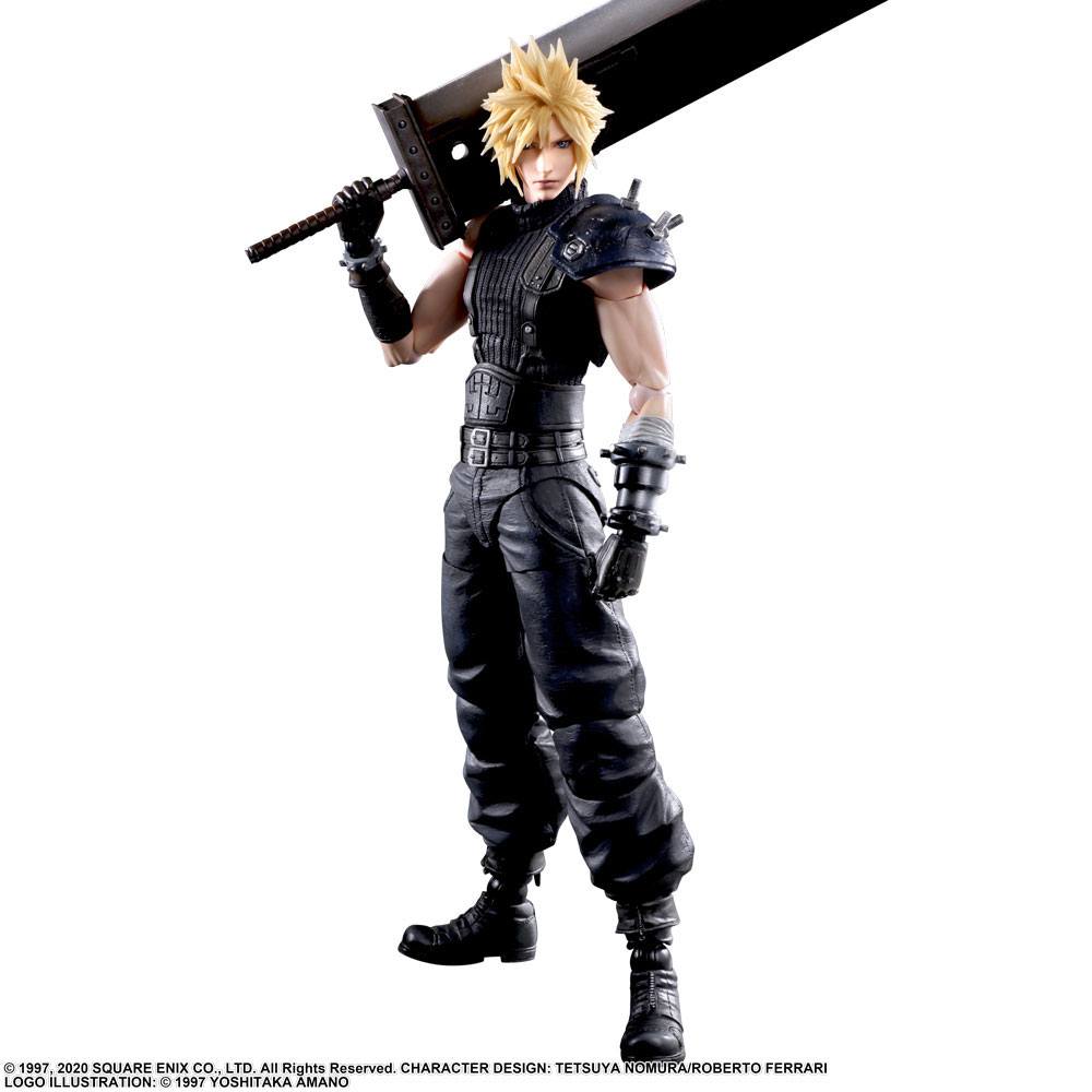 Final Fantasy VII Remake Play Arts Kai Figura Cloud Strife Ver. 2 27 cm