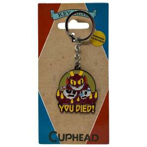Llavero metálico You Died! Cuphead Limited Edition 4 cm - Collector4u.com