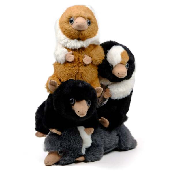 Pack de 4 Peluches Baby Nifflers Animales fantásticos: Los crímenes de Grindelwald 20 cm - Collector4u.com