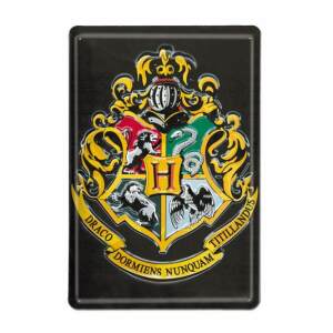 Placa de Chapa 3D Hogwarts Harry Potter 20 x 30 cm - Collector4u.com