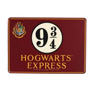 Placa de Chapa Platform 9 3/4 Harry Potter 21 x 15 cm