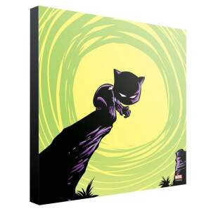 Póster de madera Black Panther by Skottie Young Marvel 30 x 30 cm
