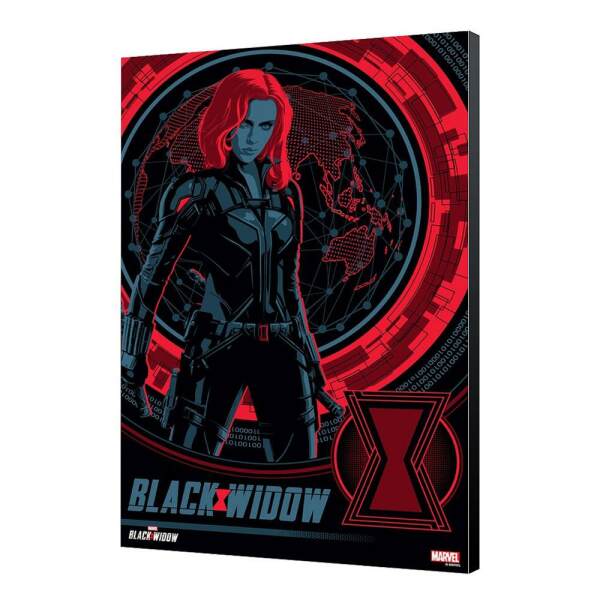 Póster de madera BW Blackops Black Widow Movie 34x50cm. - Collector4u.com
