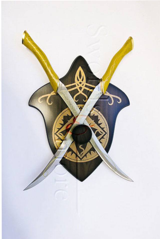 Réplica Cuchillos de combate de Legolas El Señor de los Anillos 1/1 United Cutlery