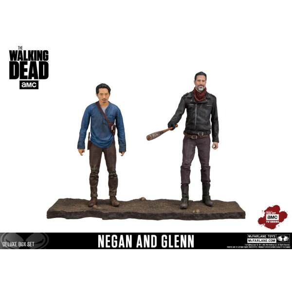 The Walking Dead TV Version Pack de 2 Figuras Negan & Glenn 13 cm - Collector4U.com