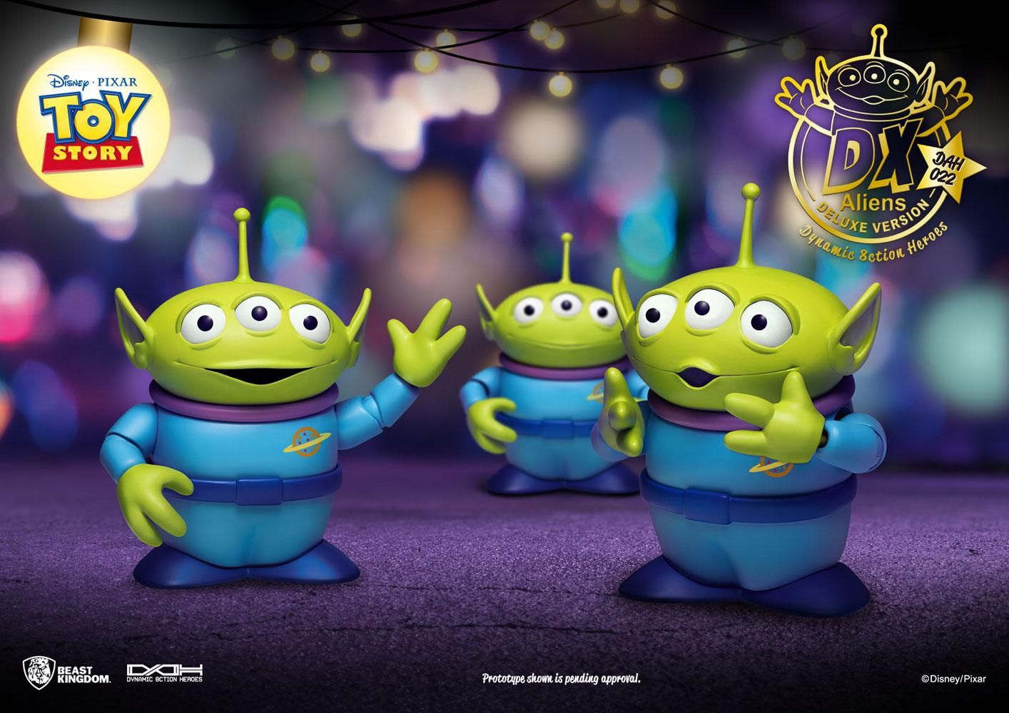 Toy Story Pack de 3 Figuras Dynamic 8ction Heroes Aliens DX Ver. 12 cm