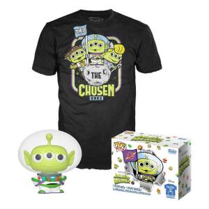 Toy Story POP! & Tee Set de Minifigura y Camiseta Alien As Buzz talla S