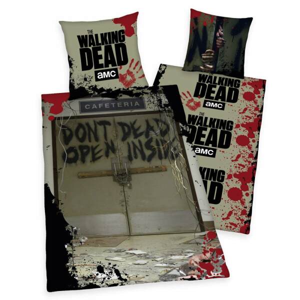 Walking Dead Funda Nórdica Don't Open Dead Inside 135 x 200 cm / 80 x 80 cm