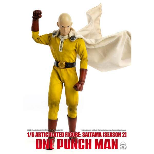 One Punch Man Figura FigZero 1/6 Saitama (Season 2) 30 cm - Collector4U.com
