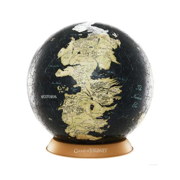 Puzzle 3D Globe Unknown World Juego de Tronos (540 piezas) - Collector4U.com