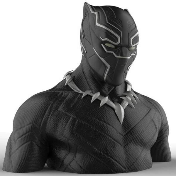 Hucha Black Panther Marvel Comics 20 cm - Collector4U.com