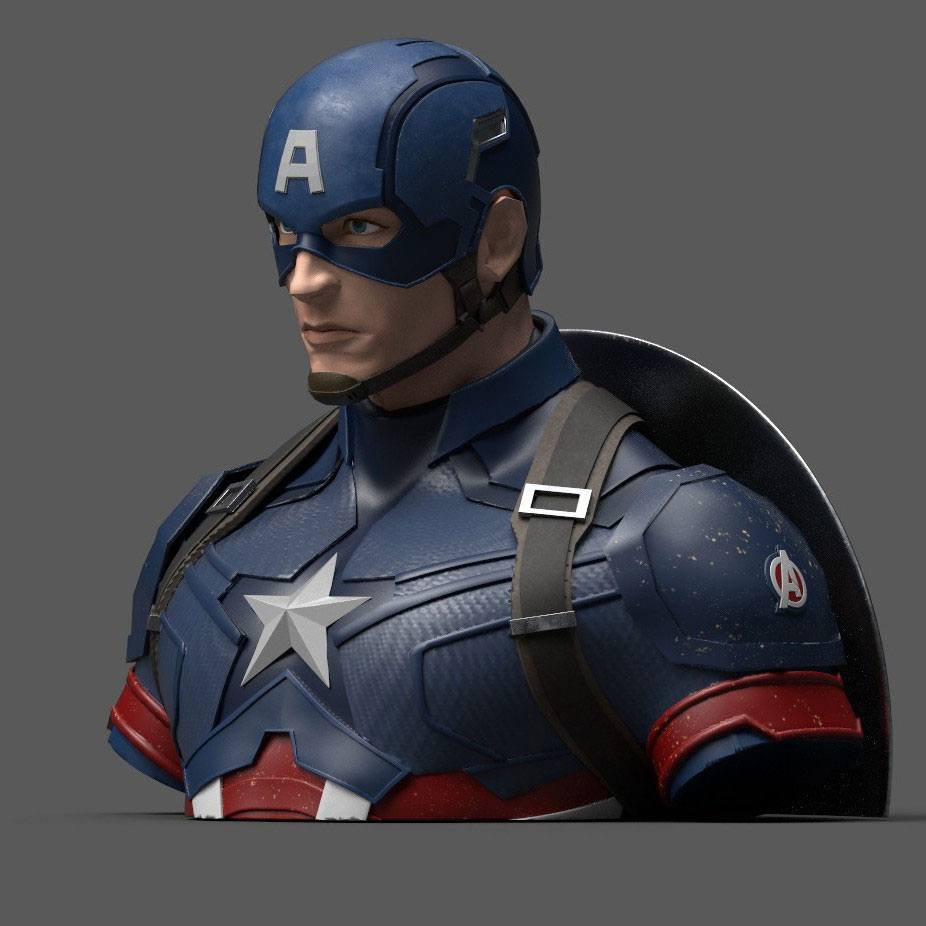 Hucha Captain America Vengadores Endgame 20 cm Semic - Collector4U.com