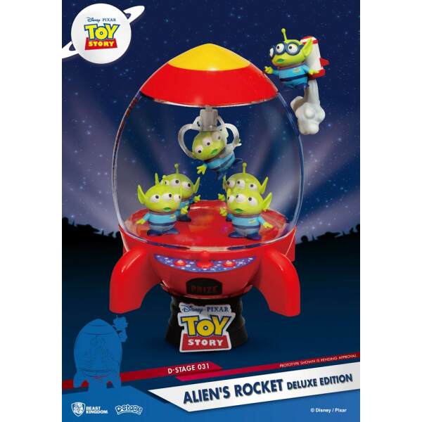 Diorama PVC D-Stage Alien's Rocket Toy Story Deluxe Edition 15 cm - Collector4U.com