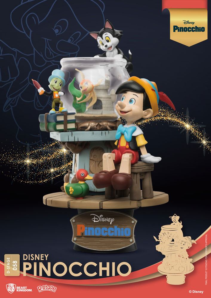 Diorama PVC D-Stage Pinocchio Disney Classic Animation Series 15 cm - Collector4u.com