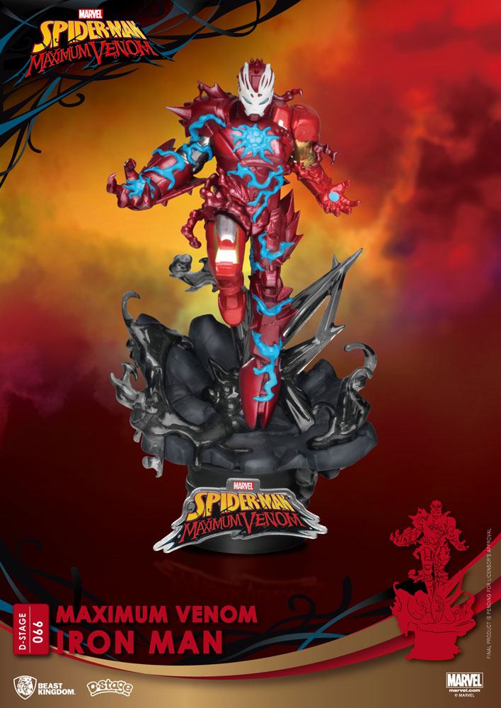 Diorama PVC D-Stage Maximum Venom Iron Man Marvel Comics 16 cm