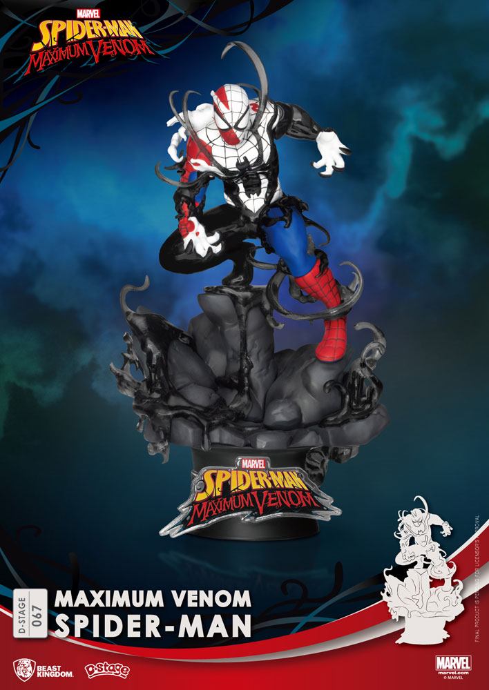 Diorama PVC D-Stage Maximum Venom Spider-Man Marvel Comics 16 cm