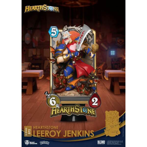 Hearthstone: Heroes of Warcraft Diorama PVC D-Stage Leeroy Jenkins 16 cm - Collector4u.com
