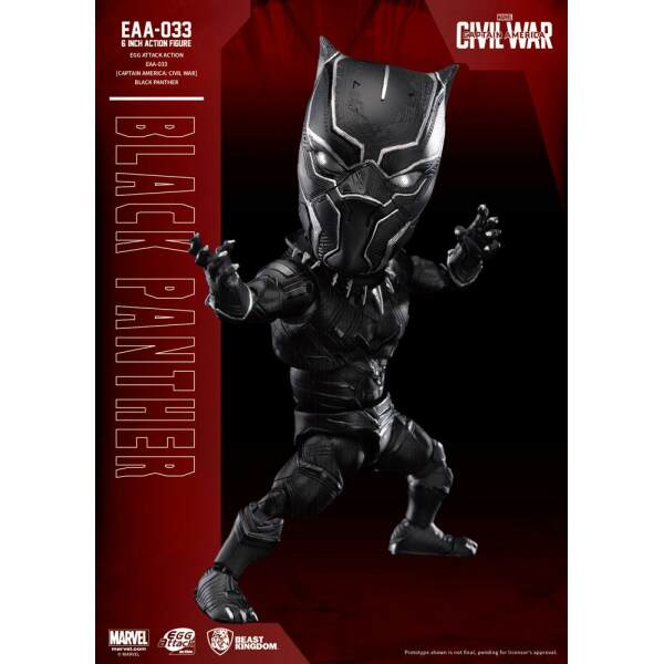 Figura Black Panther Captain America Civil War Egg Attack 15 cm - Collector4u.com