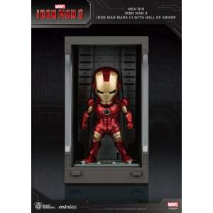 Figura Hall of Armor Iron Man Mark III Iron Man 3 Mini Egg Attack 8 cm - Collector4u.com