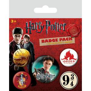 Pack 5 Chapas Gryffindor Harry Potter - Collector4u.com
