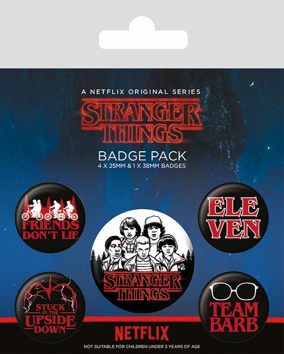 Pack 5 Chapas Characters Stranger Things - Collector4u.com