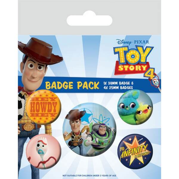 Toy Story 4 Pack 5 Chapas Friends for Life - Collector4U.com