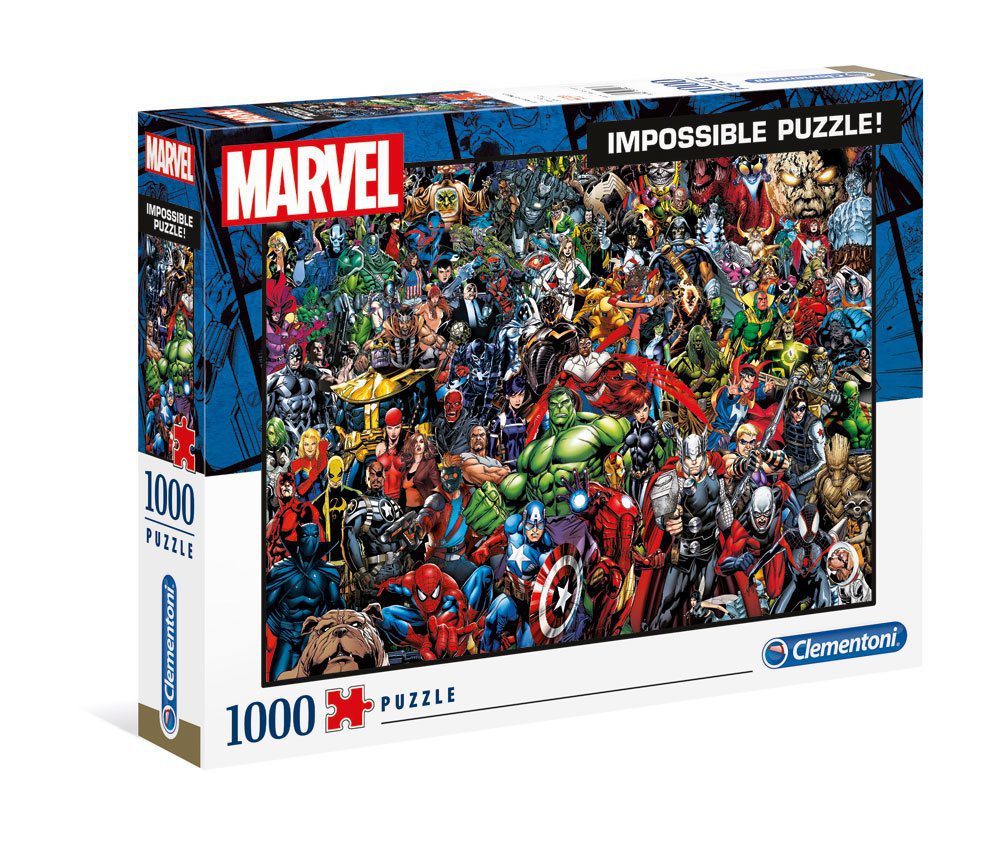 Puzzle Impossible Characters Marvel 80th Anniversary Clementoni - Collector4U.com