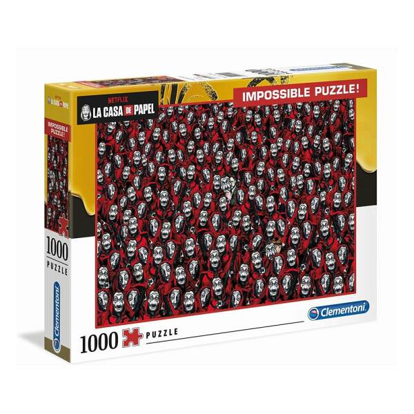 Puzzle Impossible Mask La casa de papel (1000 piezas) - Collector4U.com