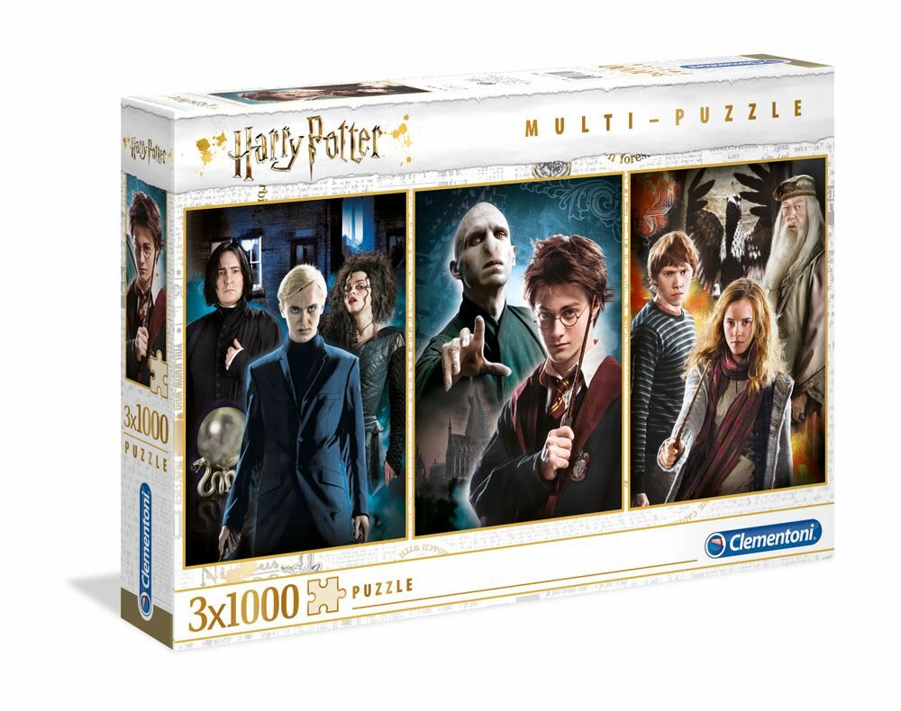 Pack de 3 Puzzles Characters Harry Potter (3 x 1000 piezas)
