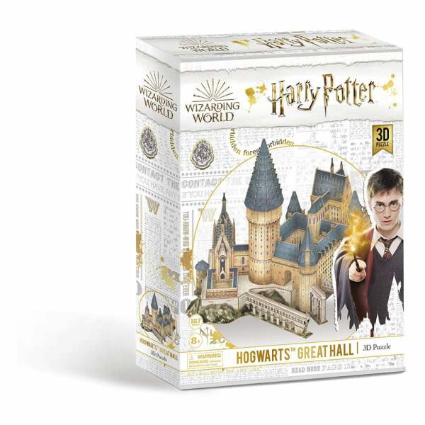 Puzzle 3D Gran Comedor Harry Potter (187 piezas) - Collector4u.com