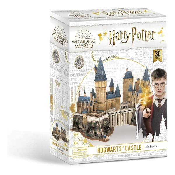 Puzzle 3D Castillo de Hogwarts Harry Potter (197 piezas) - Collector4u.com